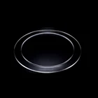 Transparent high purity high temperature quartz glass flanges cover ring
