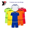 2017 Child Soccer Wear Top Quality Dry Fit Cheap Custom Training Green Soccer Uniform Kit Sublimation Soccer Jersey