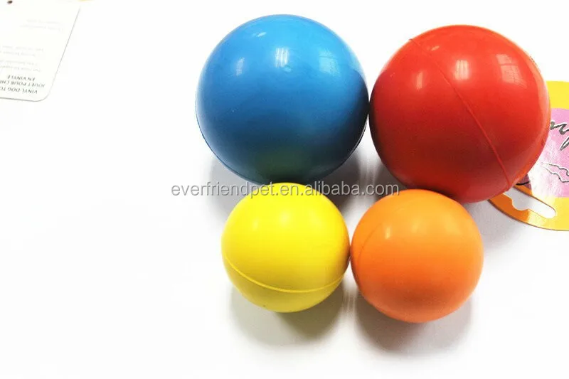 bouncing red rubber ball