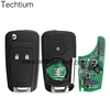 Car remote key with 2 button 433 mhz pcb board battery inside logo screw replace for Vauxhall Opel Zafira Insignia meriva
