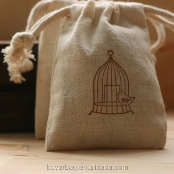 small jute gift bag