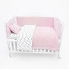 New coming wholesales luxury super soft baby size cotton crib set
