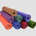 hot sale personalized custom logo biodegradable private label pilates fitness orange purple yoga mat with logo