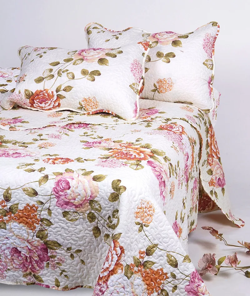 Bed Sheet Flower Design | 3pcs custom color printed flower patchwork bed sheet Bed Sheet Flower Design | 3pcs custom color printed flower patchwork bed sheet