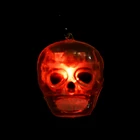 Custom Design Ghost Head Halloween Led Ring, Halloween Finger Toy Props