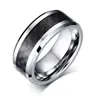 2017 Jewelry Men Black Tungsten Carbide Wedding Rings