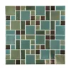 PVC adhesive 3D mosaic decoration oil proof home wall tile brick wall sticker
