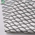 92%polyester 8%spandex knit jacquard fabric women fabric from china manufacturer