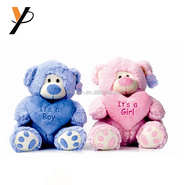 new design plush teddy bear with heart children toys wholesale