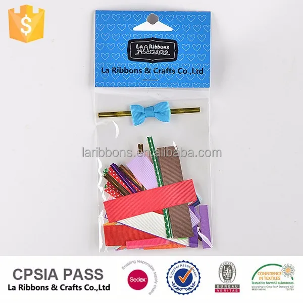 mini satin ribbon bow with wire twist tie for present decoration