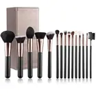 Echolly Customised makeup brushes 15pcs Professional Goat Hair Cosmetic Tools Kits