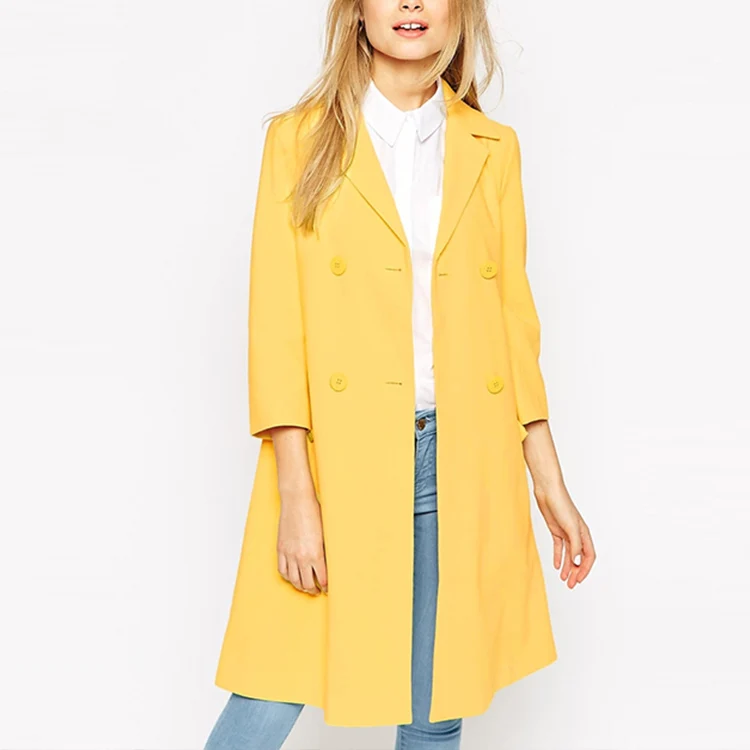 Plus Size Women Clothing Swing Fit Coat Pleated Back Ladies Trench Fancy Jacket Buy Ladies Fancy Jacket Ladies Fancy Swing Jacket Ladies Fancy Swing