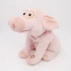 OEM funny nose plush stuffed pig animal toy pp cotton soft pink color with customized logo