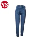 Custom Made Logo Cotton High Quality Breathable women's denim jeans pants