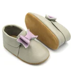 Baby Girls leather shoe Soft Sole Bowknot Mary Jane Princess Shoes Moccasins