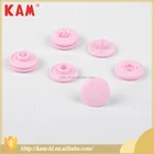 High quality durable garment pink plastic snap fasteners