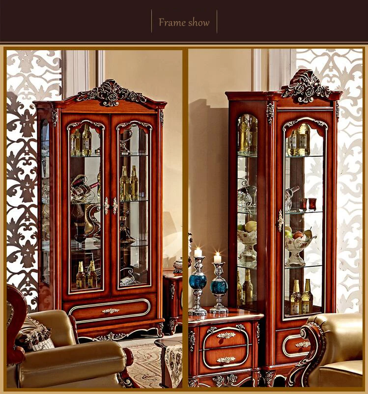 Antique High Living Room Wooden furniture lcd TV Stand pfy10008