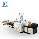 corrugated pipe making plastic material hdpe corrugated drain pipe machine