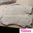 Top grade natural new finished tanned processed rex rabbit fur skin
