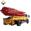ISO Approved Concrete Boom Pump Truck With Mixer Pump