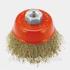 65x24MM Industrial Powerful Brass Wire Cup Brush
