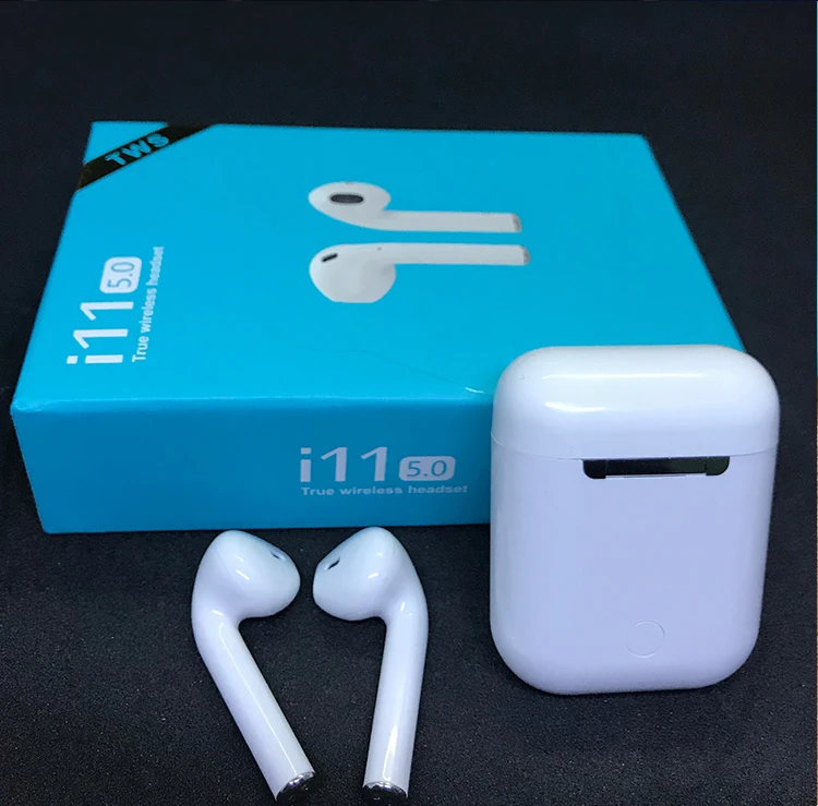 I11 Tws 5.0 Pop-Up Function Bluetooth Headset Hands Free Touch Control Music Noise Cancelling Business Game Earphone - ANKUX.COM