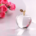 Hot new products Glass crystal apple red