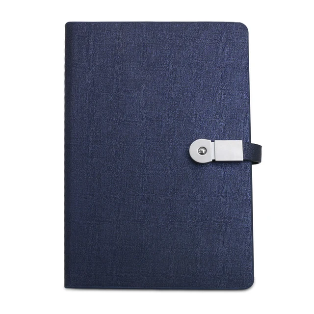 office stationery customized 8gb usb notebook with pen and gift