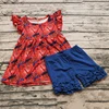 Toddler girls boutique outfits organic baby clothes arabic baby spider man print clothes wholesale