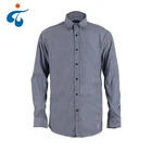 High quality long sleeve men solid color 100 cotton oxford shirt