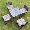 Portable Outdoor Furniture Garden Camping Picnic Foldable Plastic Chair And Table Set For Outdoor