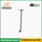 aluminium base steel table leg with caster chrome furniture leg