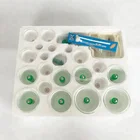 cheap vacuum cupping set 24 cups and pump gun