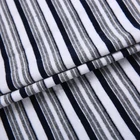 High quality low price custom stripe 95 cotton 5 spandex knitted 1x1 rib knitted fabric
