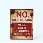 Top Quality Logo OEM Printing Vintage Metal Tin Custom Decorative Sign For Wall Decorative