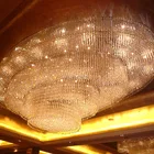 High ceiling on promotion vintage china led lamp oval chandelier lighting