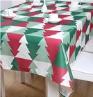 Christmas Tree Festival Decoration Polyester Waterproof Table Cloth