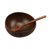 Coconut wood bowls with spoons Coconut Bowls - Made From 100% Natural Real Coconuts