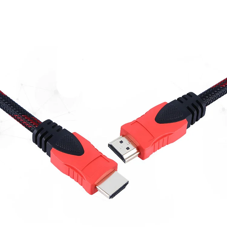 4K 3D High Speed Audio Video 1.5m red and black 18Gbps HDTV Cable - ANKUX.COM