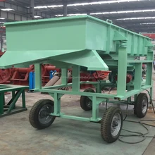 hot sell China mining linear shaking screen, double deck sand vibrating screen