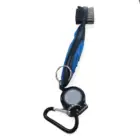 Golf Club Brush Groove Cleaner with Retractable Zip-line and Aluminum Carabiner Cleaning Tools