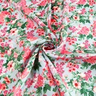 Digital printing floral design on 100% Linen fabric for dresses shirt
