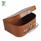 Custom Luxury Cardboard Small Packaging Paper Suitcase Gift Boxes With Handle