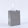 Recyclable Printed 250g Souvenir Shopping Packaging Manila Small Light Grey Paper Bag For Bracelet