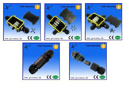 ip68 waterproof junction box with cable gland