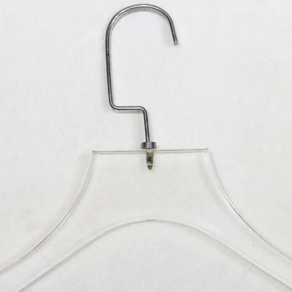2015 high quality clear clothes hanger/acrylic coat and pants hangers