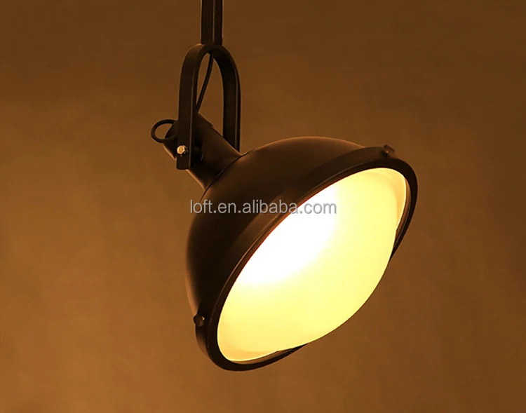 3ヘッド屋内工業スタイルsemisphericalマットガラスペンダントランプe27 led/フィラメント電球仕入れ・メーカー・工場