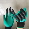 Garden latex coated glove with claws