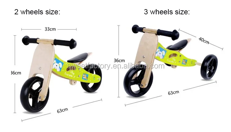 wooden balance bike early rider