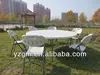 2013 Hot Sell round plastic folding table, Blow Moulding Furniture